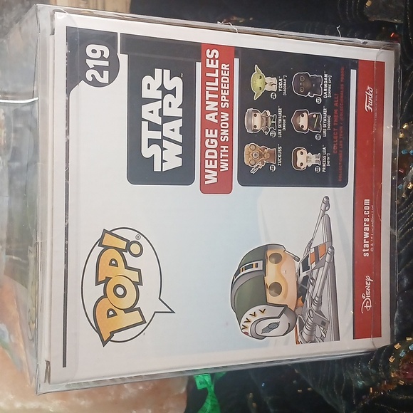 HUGE Funko Star Wars Wedge Antilles Pop Figure Yellow and Gray Double Plastic** - Picture 4 of 5